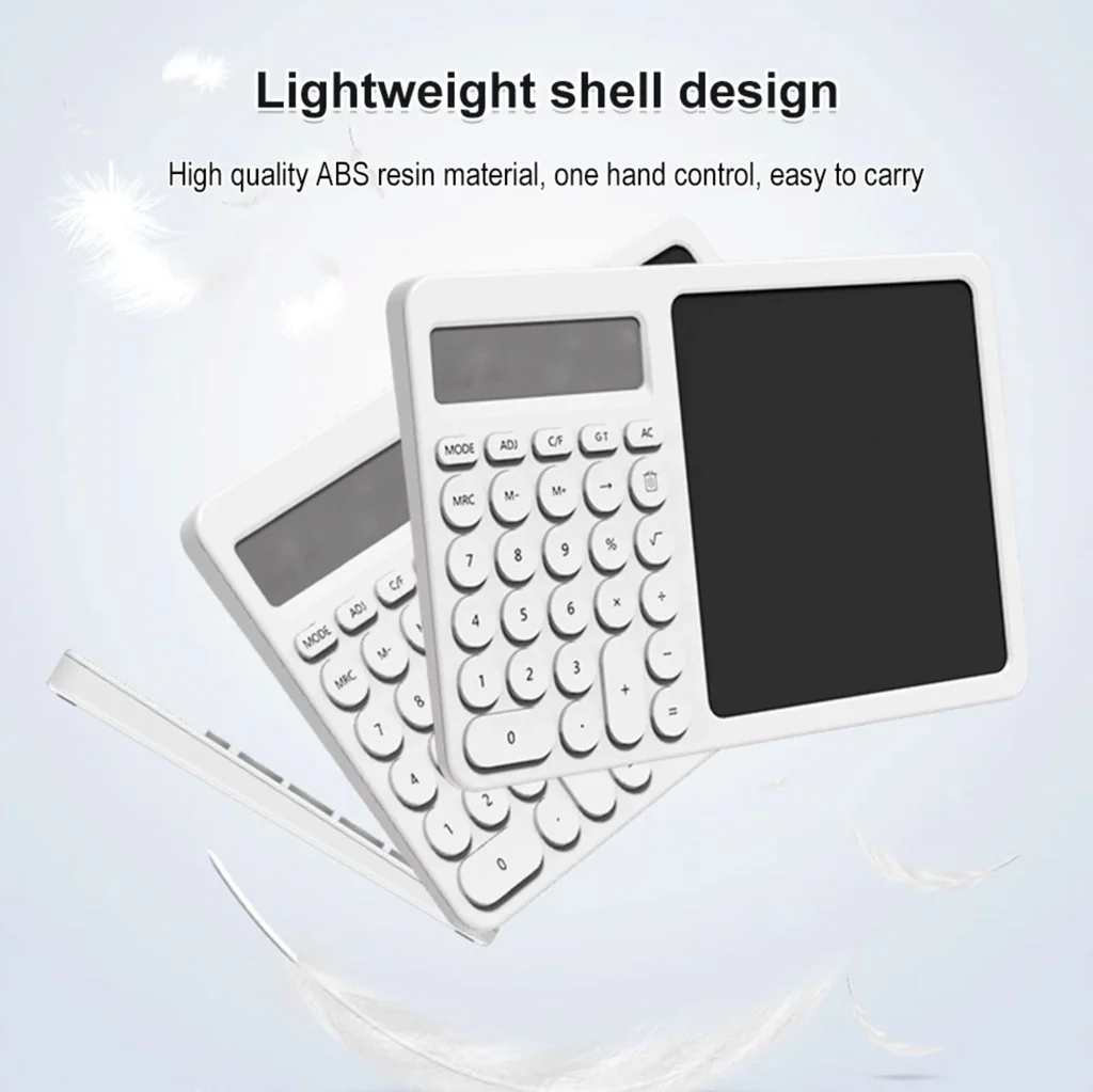 2 IN 1 BUSINESS CALCULATOR WITH WRITING NOTE PAD BOARD
