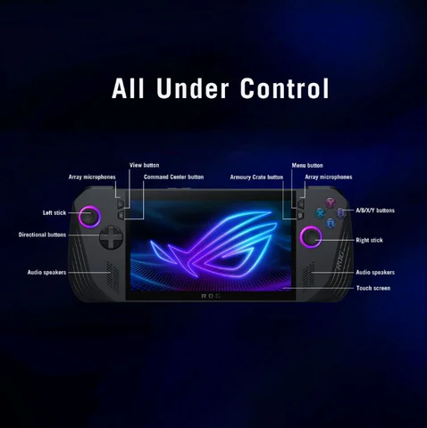 ROG ALLY X (2024) GAMING HANDHELD CONSOLE –WINDOWS 11, AMD RYZEN EXTREME PROCESSOR, 1TB, 1080P 120HZ DISPLAY