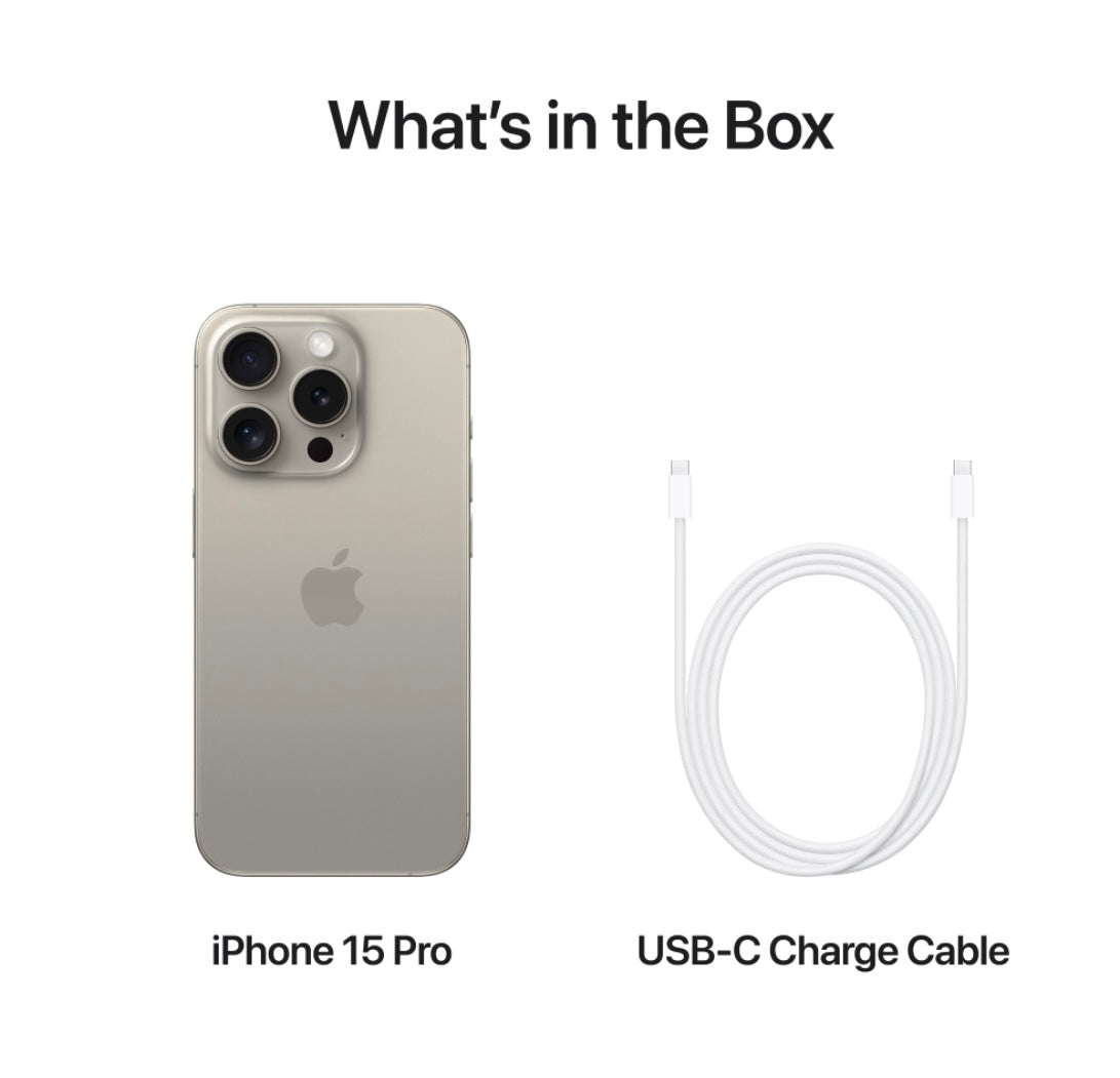Apple iPhone 15 Pro (New Sealed Pack, 12 Months Apple Warranty) International version*