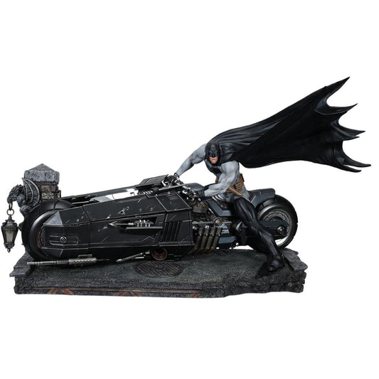 DC COMICS BATMAN: WHITE KNIGHT (BATCYCLE EDITION) 1/4 SCALE STATUE BY XM STUDIOS