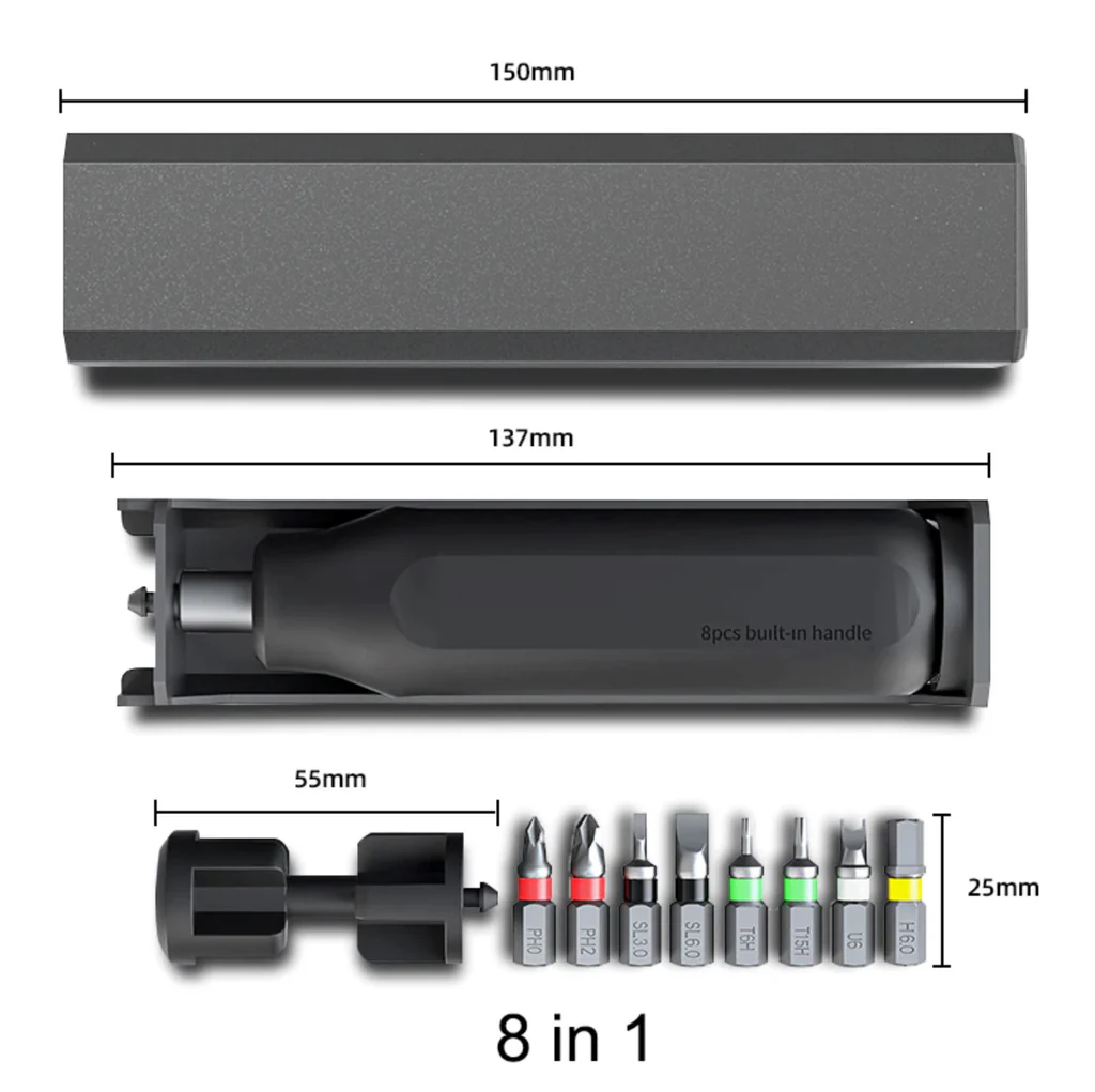 XIAOMI SYATEK MULTI FUNCTION SCREWDRIVER SET S2 40 IN 1 SCREWDRIVER SET HAND TOOLS (GB/T-10635) - BLACK
