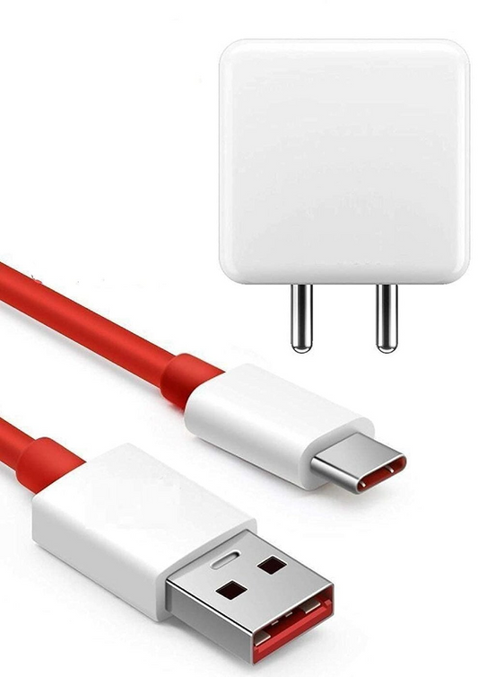 OnePlus Compatible Charger 30W Adapter with USB to C Data Cable