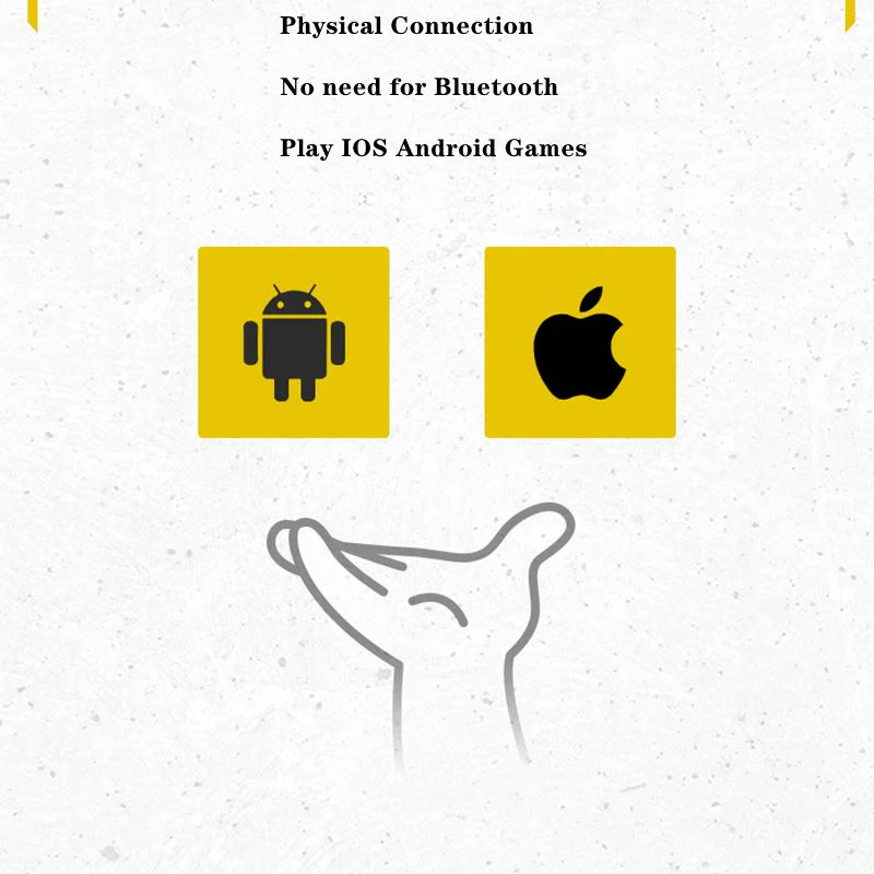 HANDJOY M03 | SMART AUTOTAP 8-FINGER GAME CONTROLLER TRIGGERS BUTTON FOR PUBG, COD, FREEFIRE