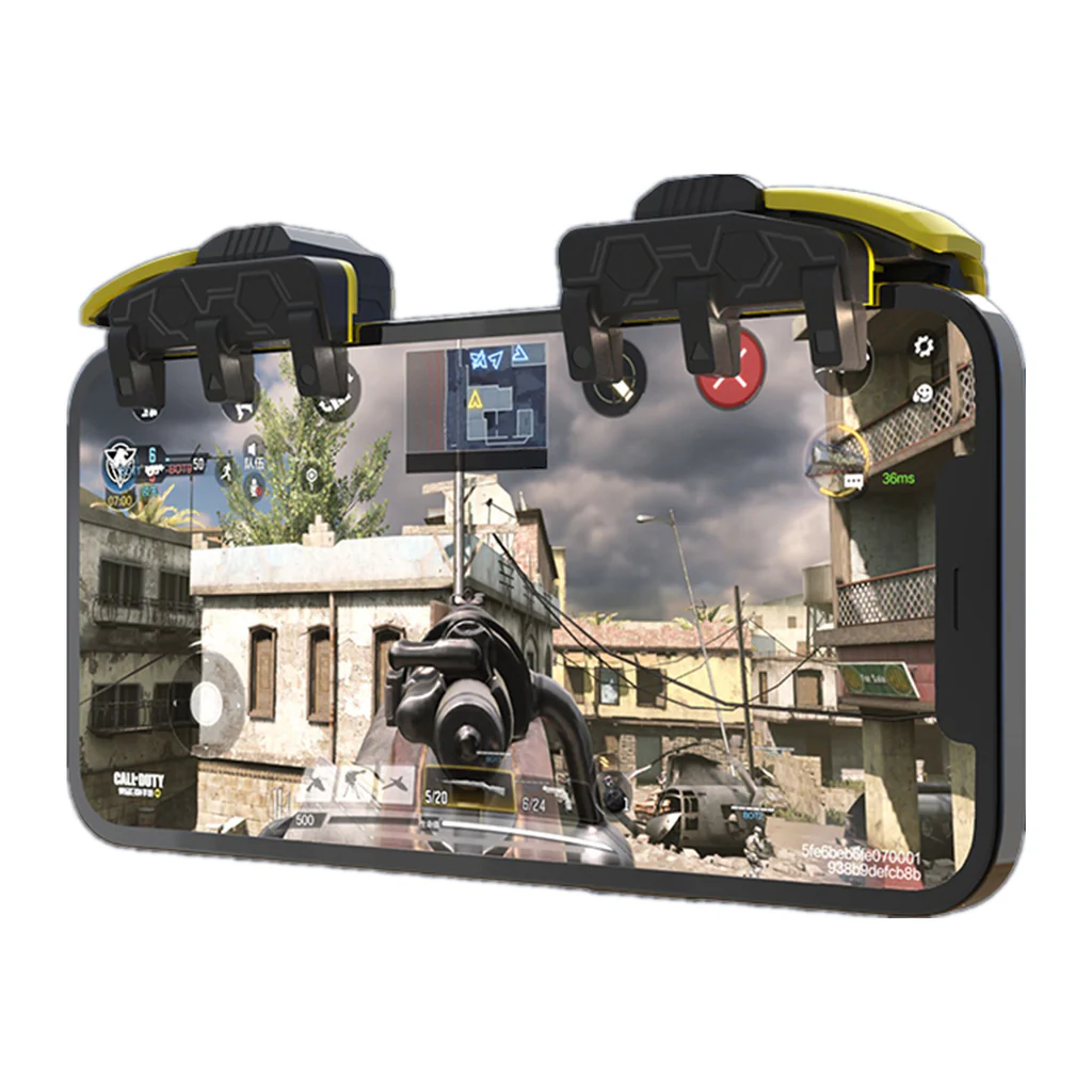 HANDJOY M03 | SMART AUTOTAP 8-FINGER GAME CONTROLLER TRIGGERS BUTTON FOR PUBG, COD, FREEFIRE