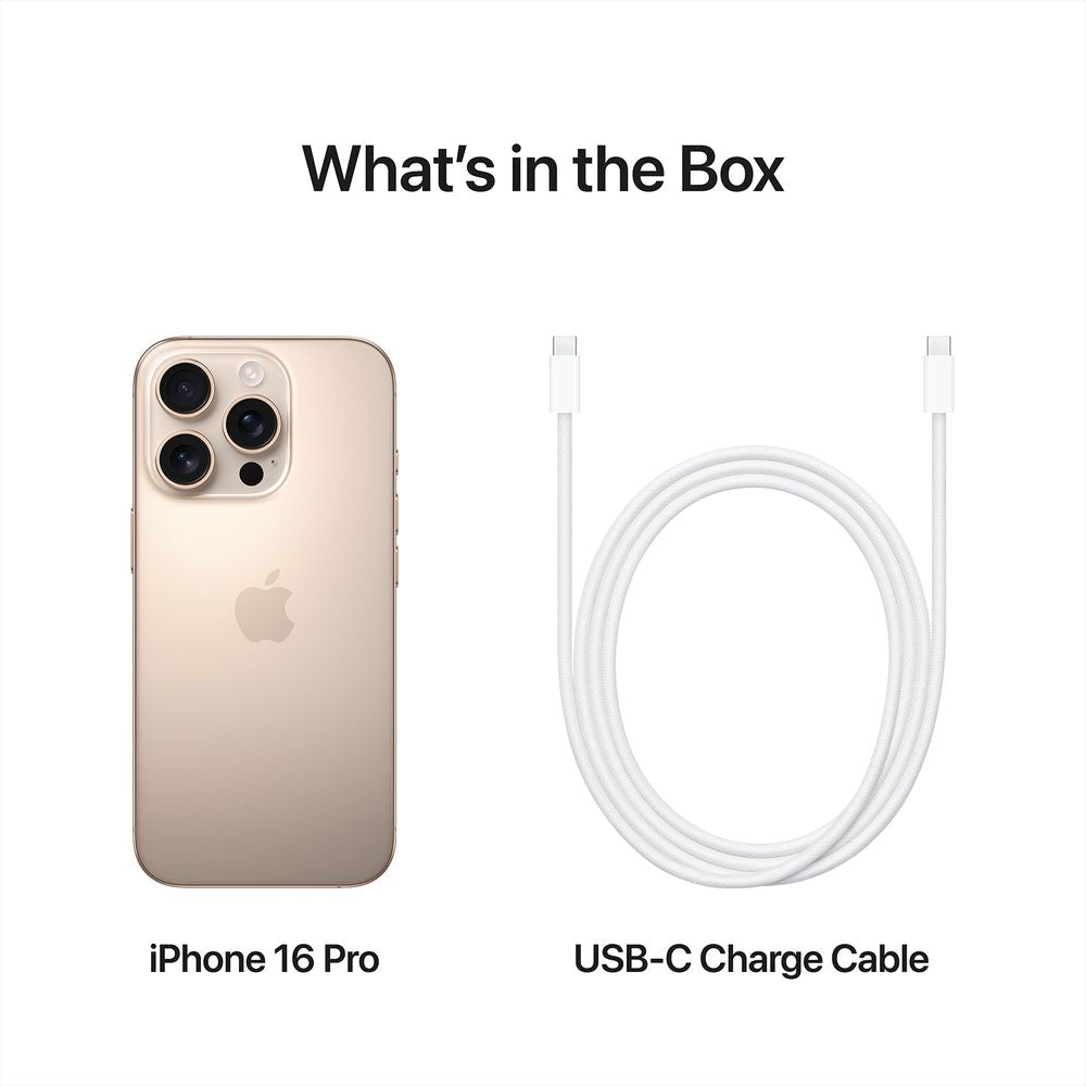 Apple iPhone 16 Pro (Global - Dual Sim) (New Seal Pack, 12 Months Apple Warranty