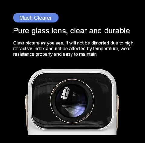 XIAOMI WANBO T6 MAX ANDROID 9.0 NATIVE 1080P 650 ANSI LUMENS HOME CINEMA PROJECTOR