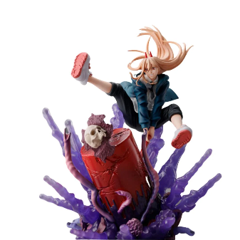 CHAINSAW MAN POWER FIGUARTS ZERO STATUE BY BANDAI