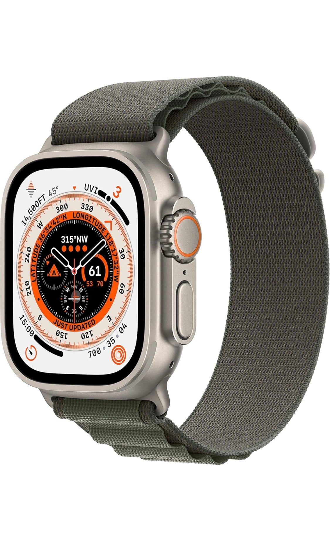 Apple Watch Ultra 49mm GPS Cellular Titanium Case with Ocean Band