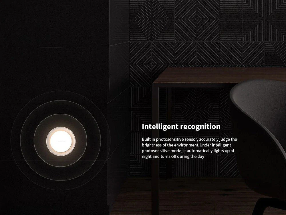 YEELIGHT LIGHT SENSITIVE ROUND PLUG NIGHT LIGHT