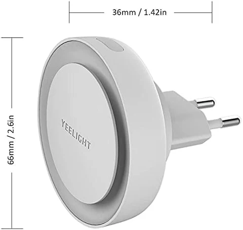 YEELIGHT LIGHT SENSITIVE ROUND PLUG NIGHT LIGHT